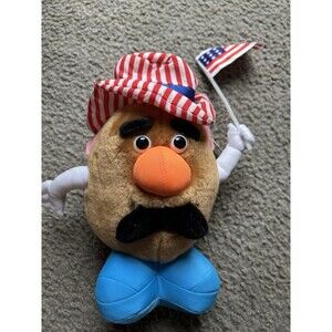 RARE 1998 Namco Mr. Potato Head Patriotic Plush WITH DEFECT *